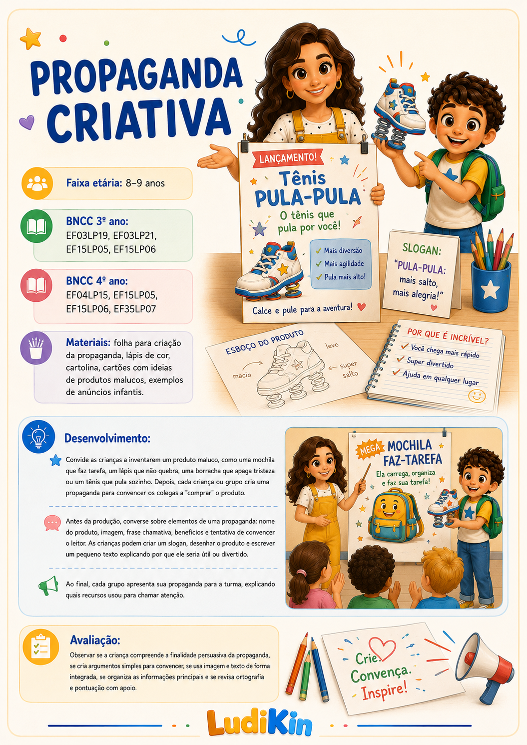 Prévia da brincadeira Propaganda Criativa