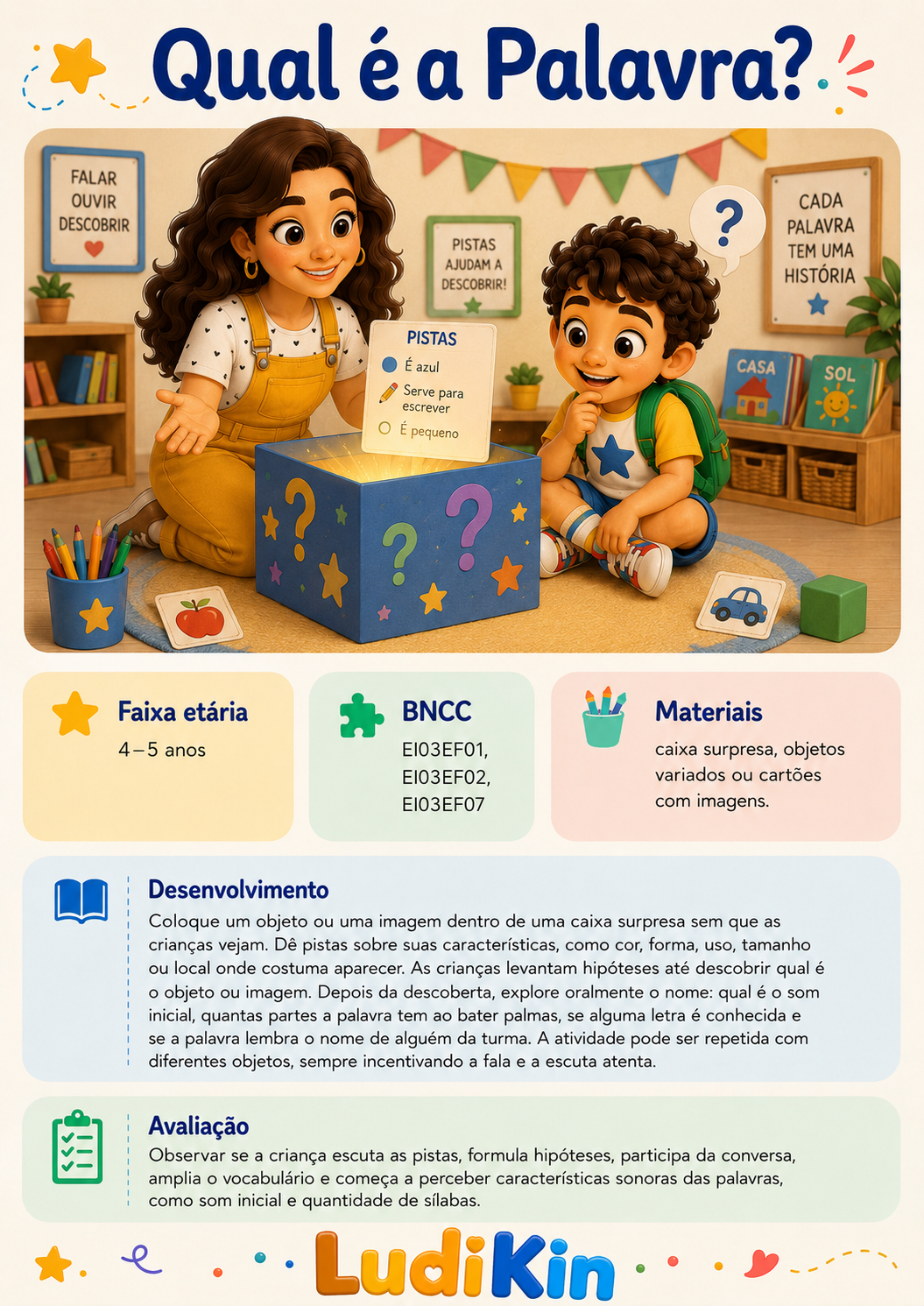 Prévia da brincadeira Qual é a Palavra